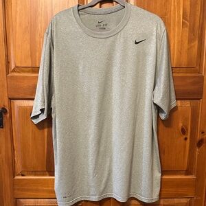 Nike Dri Fit Men's Short Sleeve Gray Tee XXL